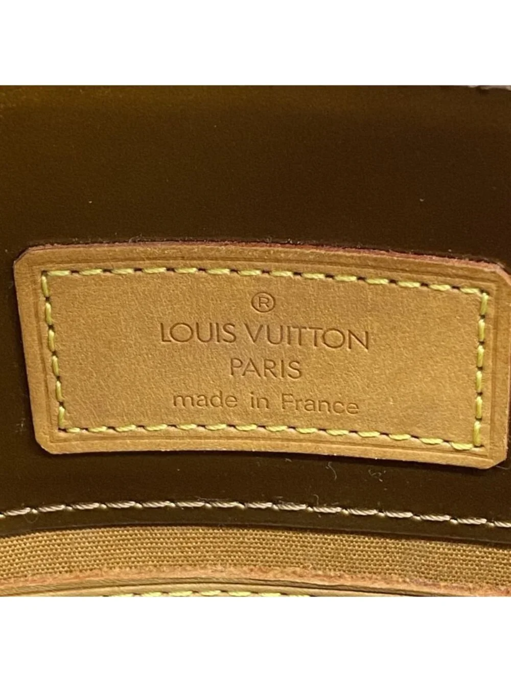 Louis Vuitton Tote Bag Vernis Reed PM Blanc
